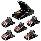 Mouse Trap, 6 Pack Skillink Mice\Rat Trap Snap Humane Power Rodent Killer - Sensitive Reusable and Durable Sanitary Traps