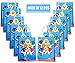 Cute Shark Party Bags For Baby Birthday Favor Kids Candy Gifts Paper Bag, Well for Girls or Boys-12pack