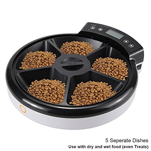 Automatic Pet Feeder with Voice Reminding, Electronic Food Dispenser 5