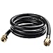 SHINESTAR 5 Feet Propane Hose Assembly with Both 3/8inch Female Flare Fittings for RV, Gas Grill, Fire Pit, Heater,etc