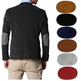 MonkeyJack 1 Pair Knee Elbow Patches Sew on Patch Sewing Craft for Coat Jacket Jeans Pants - Camel
