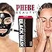 Phebe Beauty Black Mask, Blackhead Peel Off Mask, Blackhead Remover Mask, Peel-off Mask Deep Cleansing Charcoal Mask (1.76fl oz, 50ml)