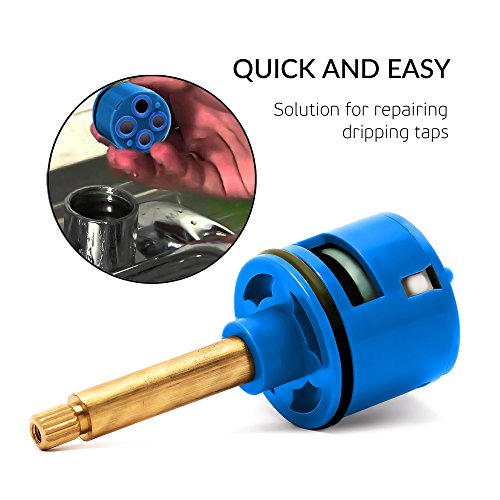 Rolli Shower Cartridge Universal Replacement Ceramic Disc 4 Way Brass