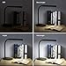 Aglaia Desk Lamp, Eye-Care Dimmable Reading Light 7W with USB Charging Port, 3-Level Dimmer with Touch Sensitive Control and Flexible Neck (Black)