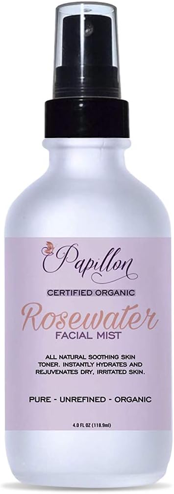 organic rose water facial mist