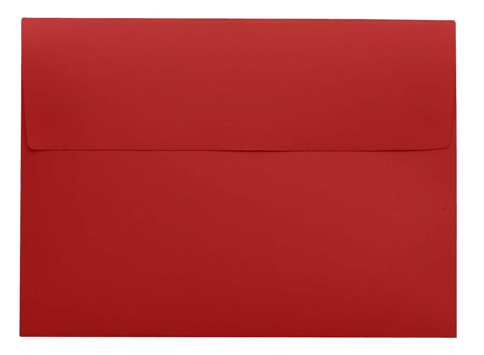 Darling Souvenir A2 Red Invitation Envelopes (4 3/8 x 5 3/4) Straight-Flap 80 LBS Ideal for Weddings, Birthday, Invitations, Baby Shower,Bridal Shower -Packs & Colors Available