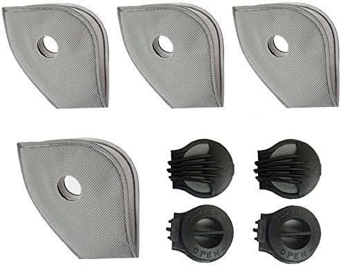 LingAo Activated Carbon mask filter for Dust Mask Dustproof Mask Filtration Exhaust Gas Anti Pollen Allergy PM2.5 Air Filter Mask for Running Cycling and Other Outdoor Activities (mask filter)
