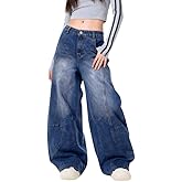 Chmnigma Barrel Jeans for Woman Men High Waisted Baggy Wide Leg Pants Denim Sweatpants Boyfriend Streetwear Clothes