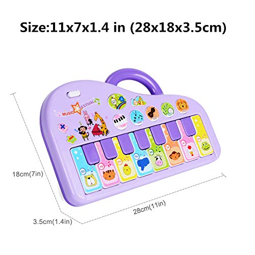 NextX Baby Musical Toys, Baby Piano Infant Learning Fun Toys for Toddlers Boys Girls