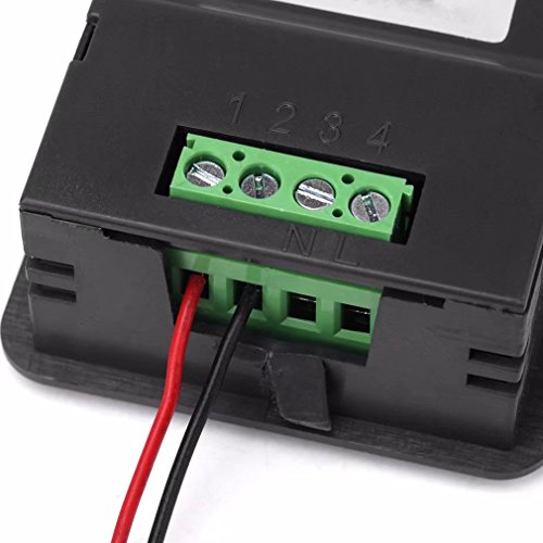 Jahyshow AC 110-250V 0-100A LCD Display Digital Current Voltage Power Energy Meter Multimeter Ammeter Voltmeter with 100A Current Shunt
