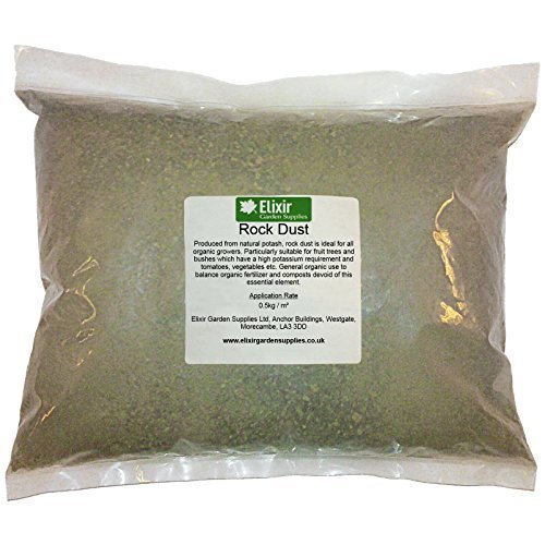 Elixir Gardens ® 10Kg Rock Dust Organic Fertilizer Amazon.co.uk