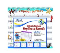 Mead Letters and Numbers Dry Erase Boards, 12-1/2 x 11-1/4-Inches (54216)
