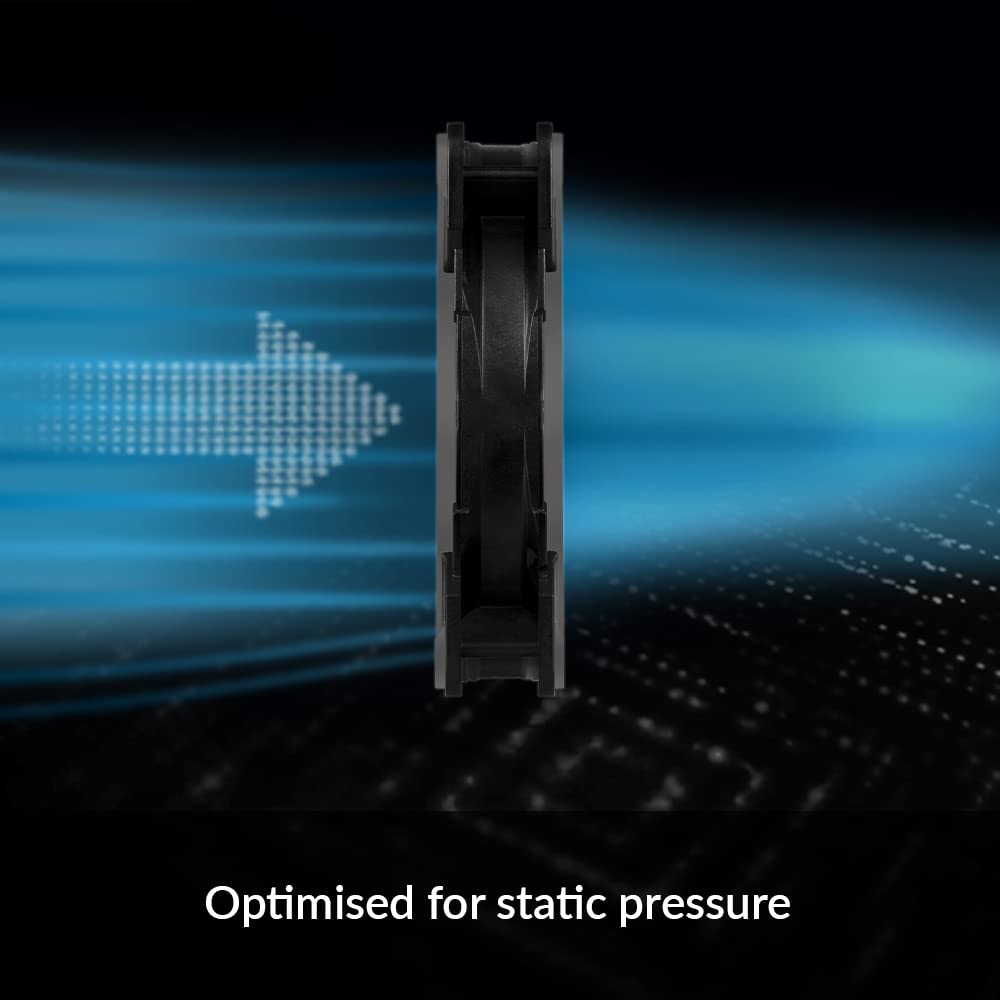 ARCTIC BioniX P140 - PC Fan, 140mm Gaming Case Fan with PWM Sharing Technology (PST), Pressure-optimised, Computer, Fan Speed: 200-1950 RPM - Grey