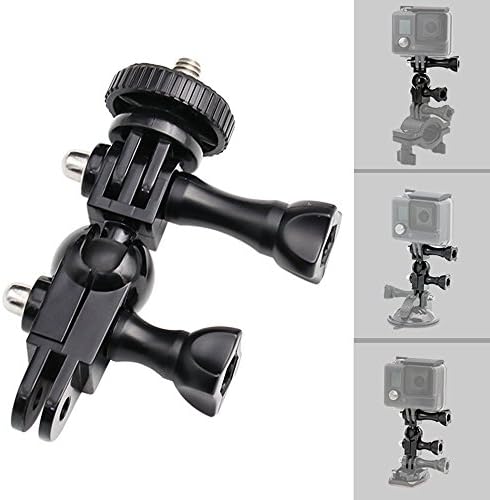 EXSHOW 360 Degree Swivel Arm with Rotation Ball Joint Mount for all Action Cameras (1/4-20 Adapter Thread Accessories)