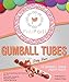 10 Pcs Clear Gumball Tubes - Fits Jumbo 1
