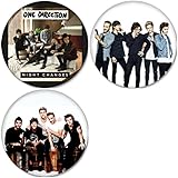 One Direction : Night Changes Pinback Buttons Badges/Pin 1.25 Inch (32mm) Set of 3 New