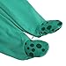 Baby 2-Way Zip Front Long Sleeve Footed Sleeper Pajamas (Frog, 18-24)