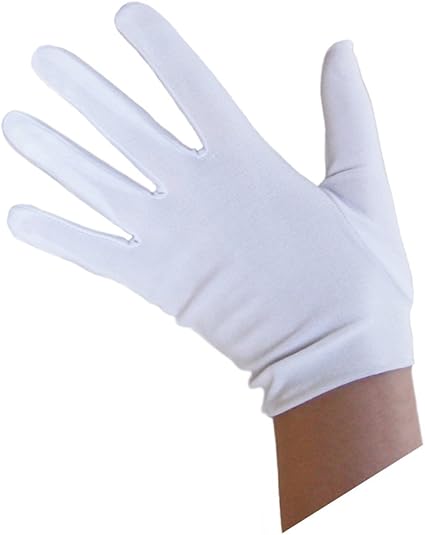 amazon long white gloves