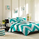 Mizone Libra Comforter And Decorative Pillows Set - Blue - Twin/Twin XL