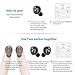 Wireless Earbuds, True Wireless Bluetooth Earbuds with Mic in-Ear Earphones 3D Stereo Sound Wireless Headphones for iPhone 8/8 plus/X/7/7 plus/6s/6S for Samsung Galaxy S9, S9 Plus for Android