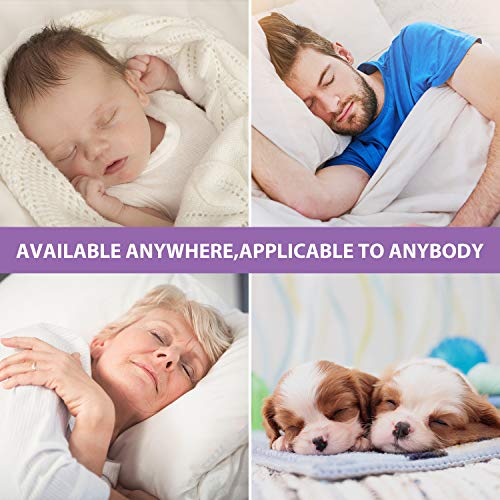 Fathers Day Gifts White Noise Machine with 28 High Fidelity Non-Looping White and Fan Noise Sounds,Nature Sounds,Sleep Timer Portable Sound Therapy for Baby Kids Adults Home,Office Travel (White-Grey) - Thumbnail 5