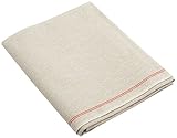 Premium Professional Bakers Couche - 35"x26", 100% Flax Linen Heavy Duty Proofing Cloth from Tissage Deren of France, with One Bonus Mure & Peyrot Fixed Blade Lame, by BrotformDotCom