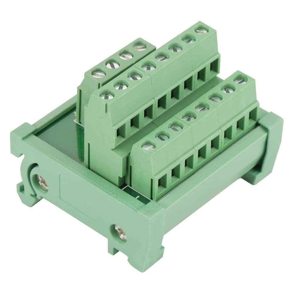 Module Board 2 in 8 out Module Breakout Board DIN Rail and Panel Mounting Power Distribution