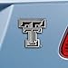 FANMATS 14899 Texas Tech Red Raiders 3D Chrome Metal Auto Emblem