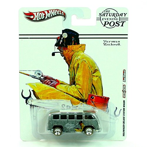 HOT WHEELS * Norman Rockwell * The Saturday Evening Post * Volkswagen Deluxe Station Wagon * VW Bus * Metal/Metal w/ Real Riders * HTF