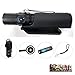 OLIGHT Holster Bundle M2R Warrior tactical flashlight cree led 1500 lumen with 3500mAh HDC 18650 Rechargeable battery, usb magnetic cable, Holster, click-on Kydex holster (LED: Cool White (CW))