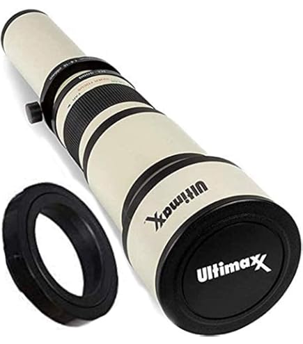 Amazon.com : Ultimaxx 650-1300mm Telephoto Zoom Lens Set for Canon