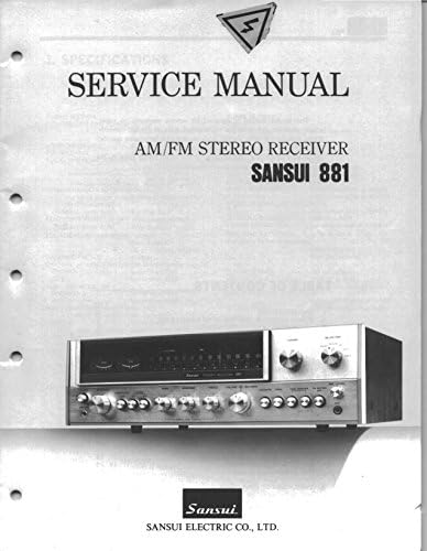SANSUI 881 AM/FM STEREO RECEIVER SERVICE MANUAL