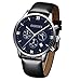 KASHIDUN Men's Wrist Waterproof Watches Casual Quartz Analog Luxury Top Brand Men Watch-Black ZH-YHP