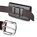 Yuzihan Holster Fit for iPhone SE 2020 4.7 Inch iPhone 8 7 6s 6 Belt Holster Premium Leather with Belt Clip Carrying Case Fit with Slim Case Commuter Case On