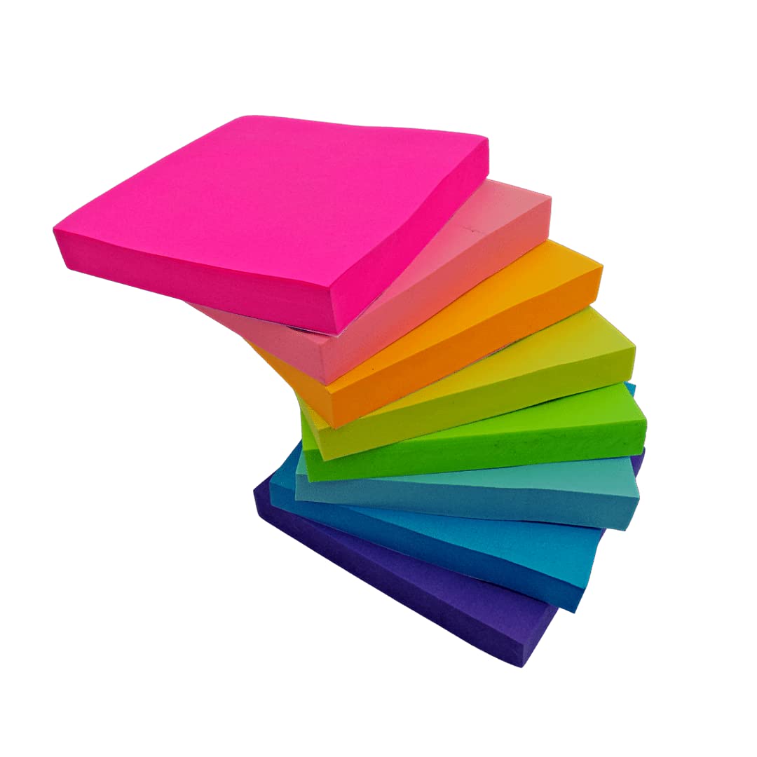 Mua (8 Pack) 800 Sheets of Sticky Notes 3x3, Colored Sticky Notes