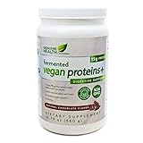 Genuine Health Fermented Vegan Proteins+ Natural Chocolate Powder 19.75 oz (560 g)