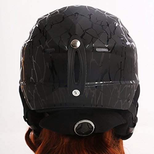 Ski Helmet With Earmuff Warm Snowboard Helmet Protective Gear