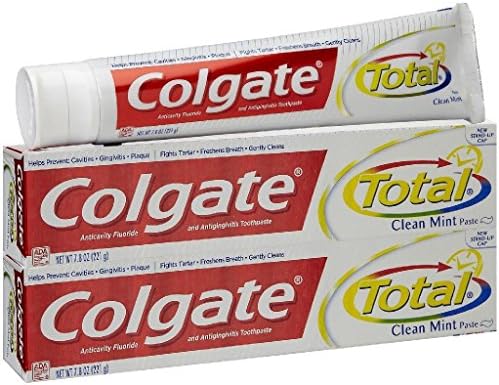 Colgate Total Toothpaste, Clean Mint - 7.8 oz - 2 pk