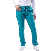 Adar Pro Scrubs for Women - Skinny Leg Yoga Scrub Pants