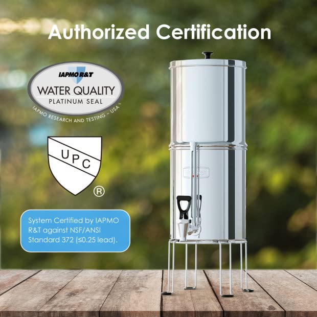 Waterdrop Gravityfed Water Filter System, NSF/ANSI 372 Certification
