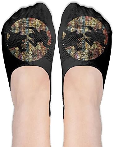 How To Score Wrestling Women's Thin Casual No Show Socks Non Slip Flat Boat Line