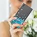 Sony Xperia XA1 Ultra Case with HD Screen Protector for Girl Woman, Atump Cute Glitter Series Quicksand Liquid Sparkle Bling Clear Soft Case for Sony Xperia XA1 Ultra Blue