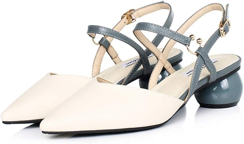 block heel closed toe mules