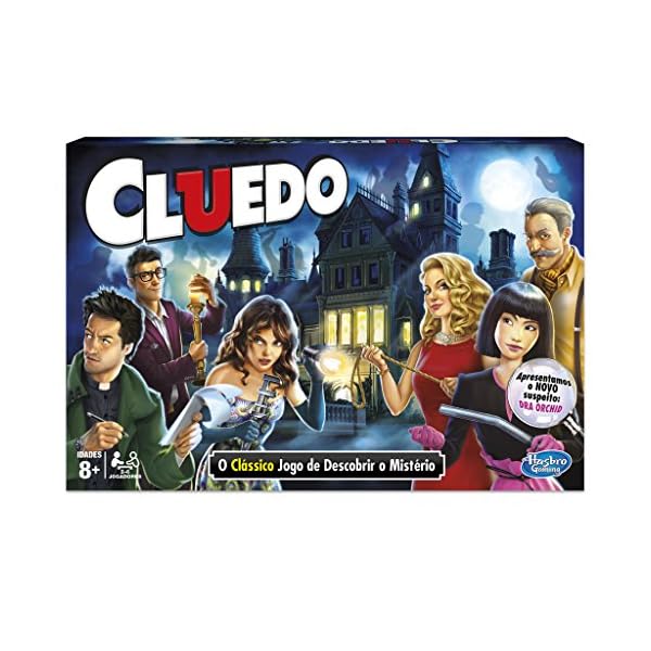 Hasbro Gaming Set in Familie Cluedo (HASBRO 38712) portugiesische Version bunt