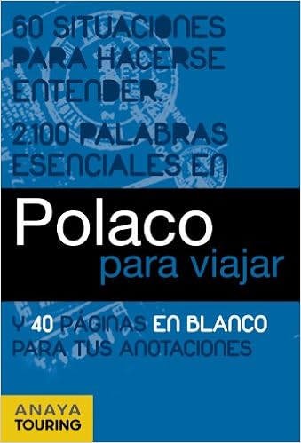 Polaco Para Viajar Frase Libro Y Diccionario De Viaje Amazon Es Anaya Touring Cuesta Aguirre Miguel Libros