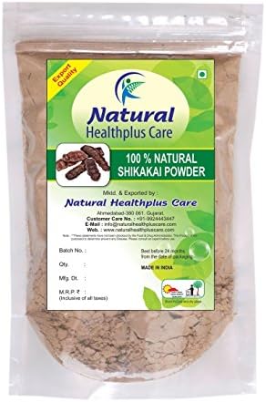 100% Natural Shikakai Pods (ACACIA CONCINNA) Powder for GORGEOUS HAIRS NATURALLY by Natural Healthplus Care (1/2 lb / 8 ounces / 227 g)