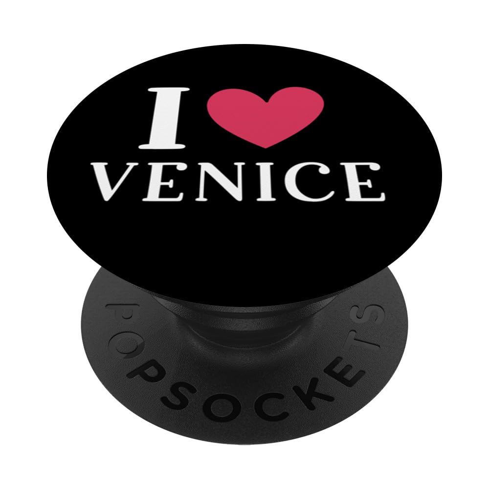 I Love Heart Venice Italy Proud Italian Holiday Souvenir PopSockets Swappable PopGrip