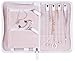 ELOI Travel Jewelry Organizer Case Vegan Leather Bag with Removable Panel for Storage