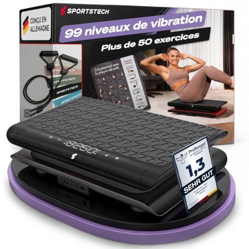 Sportstech, Vibrationsplatte für Frauen, Deutsche Qualität sVibe Lite