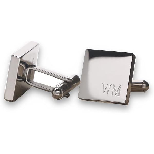 Love Knot Stainless Steel Cufflinks For Men - Classic Silver Business Cufflinks, Personalized Gift Idea